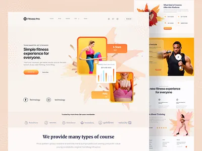 Fitness & Workout Landing Page 2022 trending 2023 trending best fitness website best fitness website design best gym landing page crossfit fit fitness fitness landing page fitness website design gym landing page syful sylgraph training trending web website website design workout