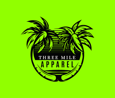 Tree Mile Logo graphic design logo