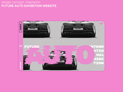 Inspiration Concept (pink) concept design figma graphic design inspiration typography ui ux webdesign