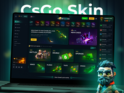 CSGO Gambling betting case battles casino counter strike csgo csgo app csgo design csgo gambling gambling platform game design igaming mobile gambling open case rust gambling rust games skins skins gambling ui gambling upgrade web gambling