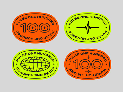 Unused Badge Concepts 100 badge bible branding christian church event logo pulse