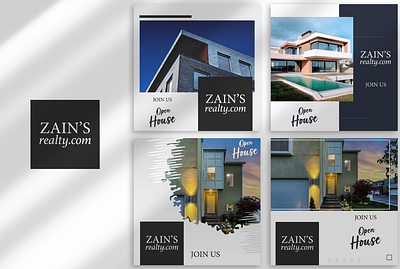 Zain's Reality Social Branding Design brand identity branding design graphic design logo real estate