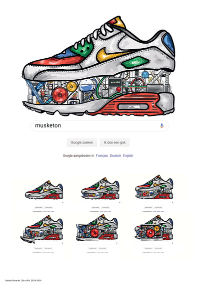 Google Doodle animation design graphic design illustration vector