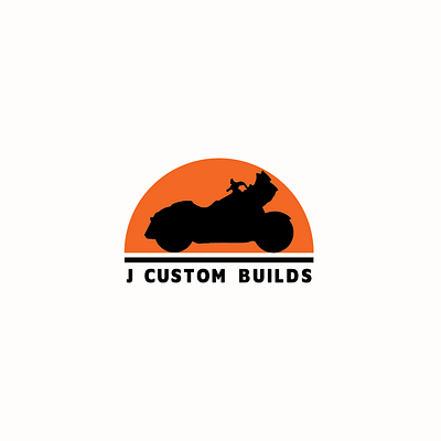 J Custom Builds: Logo Design branding design graphic design logo motorcycle