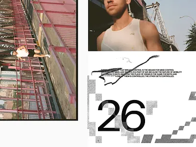 .2 abstract collage design paper texture typography