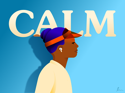 Daily dose of... airpods calm character girl illustration illustrator miguelcm people woman