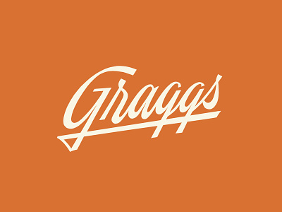 Graggs Logotype handlettering lettering logo logotype wordmark