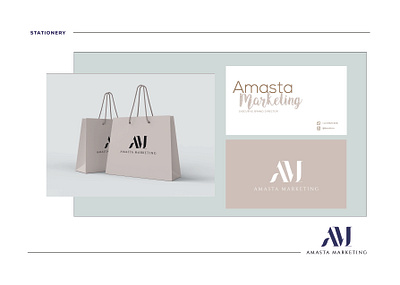 AMASTA MARKETING MINIMAL LOGO am logo brand identity branding business logo clea clean logo initials logo marketing logo minimal minimalist logo playful logo vector