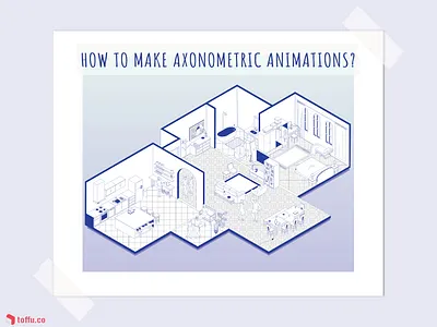 Axonometric Diagram Animation | After Effects Tutorial adobeillustrator aftereffects animation architecture axonometric cad diagram furniture graphic design illustration