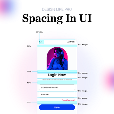 ui Spacing idea app design ui