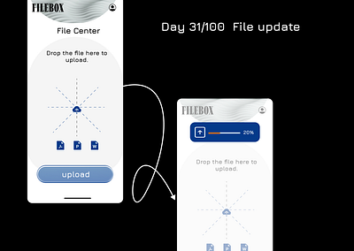 <100 day challenge> Day 31 File upload 100daychallenge dailyui design ui ux