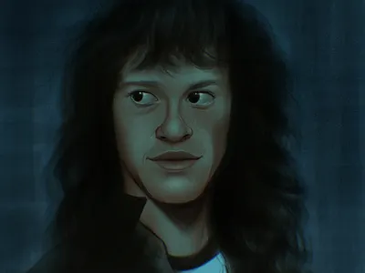 Eddie Munson design digital painting graphic design illustration procreate