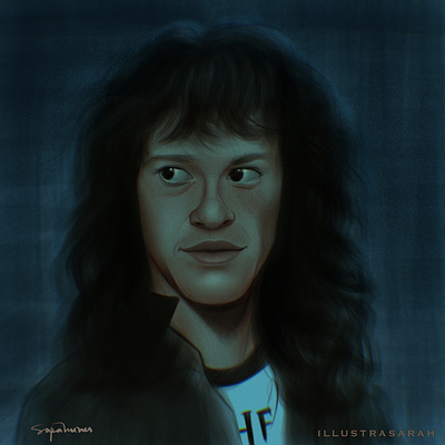 Eddie Munson design digital painting graphic design illustration procreate