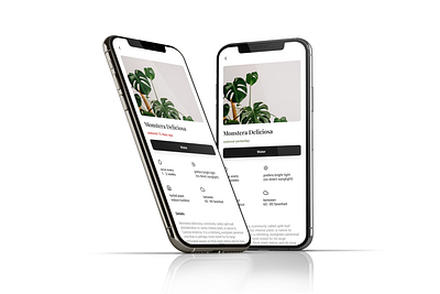 Daily UI 006 app branding care clean clear color daily ui 006 design dribbble icons mobile mock up plants simple status ui ux