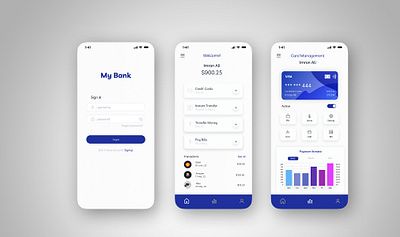 Banking & Credit Card Apps - Mobile Apps Design design mobile app design ui ui design ui ux ux