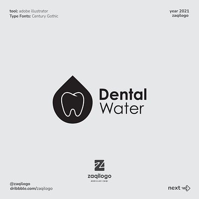 Dental Water branding dental water design health icon logo logo dental logo health logos logotype simple simple logo templates vector