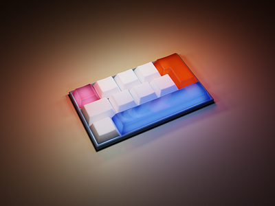 Keypad 3d blender cycles design illustration illustrator keycaps keypad vector web web design