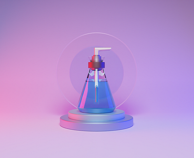 podium. 3d design illustration