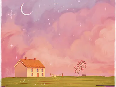Ghibli’s Lonely island art artwork book book cover book illustration branding children children book children illustration design fanart girl graphic design illustration leaves logo portrait ui