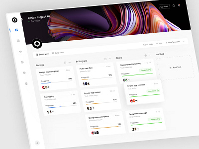 OniTask - Task Manager 🔥 dashboard minimal minimal design minimalism task task manager taskly ui design