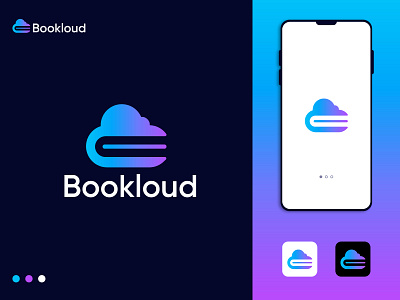 Bookloud book logo books brand identity brand mark branding business logo creative logo education logo learn learning platfom learning platform letter logo logo logo design logo designer minimalist logo modern logo online learn school university