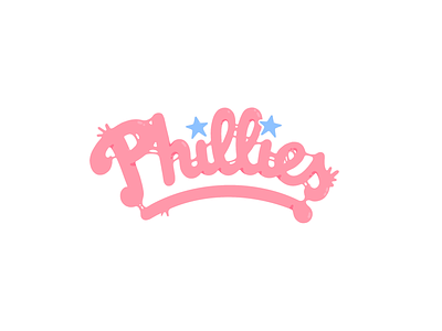 Phillies #002 bubblegum gum logo philadelphia phillies sports typography