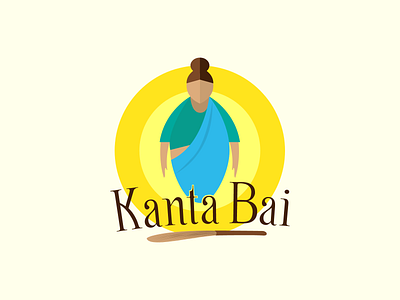 Kanta Bai branding design iconic illustration logo logo design mark symbols vector