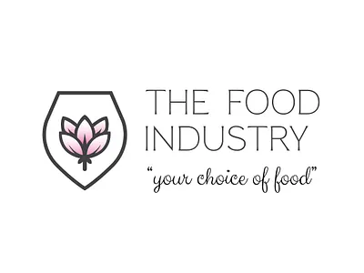 THE FOOD INDUSTRY drink logo food logo logo maker restaurant logo tea logo