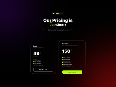 Pricing Table design graphic design minimal pricing table ui ux web web design website