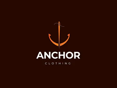 Anchor Clothing branding design iconic logo logo design mark symbols vector
