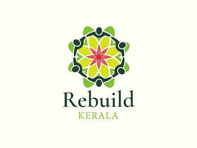 Rebuild Kerala branding design iconic logo logo design mark symbols vector