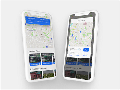 Ride Booking app Shot ios app iphone ride booking app travel app ui