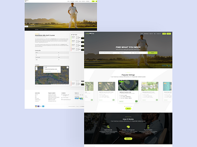 WideOpen Tee - Golf 3d animation app branding design form forms graphic design illustration login logo sign in sketch typography ui uiux ux vector web website