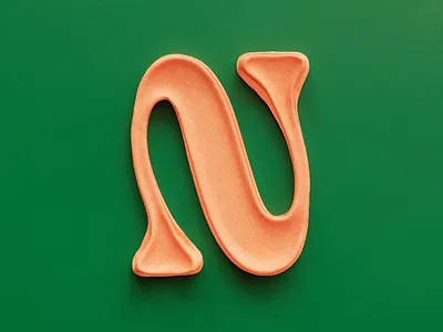 N 3d 3d type c4d cinema4d design illustration letters redshift type typography