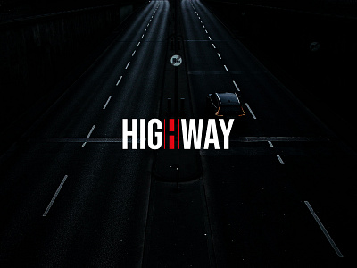 Highway wordmark brand branding clean creative design flat graphic design highway logo logodesign logomaker minimal minimalist modern road simple unique vector way wordmark