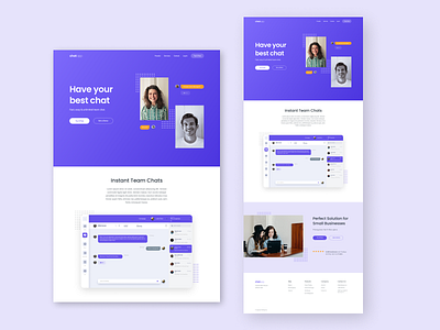 Web site design: landing page home page ui design figma ui