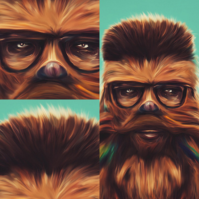 Hipster character design illustration illustrator procreate sci fi