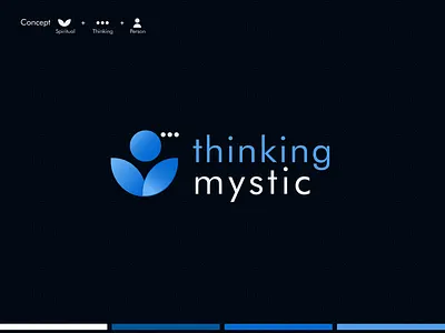 Logo Concept - Thinking Mystic adobe illustrator brand designer brand identity brand project brand strategy branding color creativity design graphic design graphic designer graphics logo logo concept logo design logo designer logo designs vector visual identity