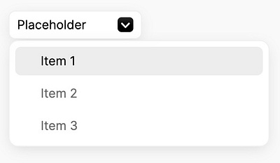 ReactJS/UniUX 4 Dropdown component design ui ux