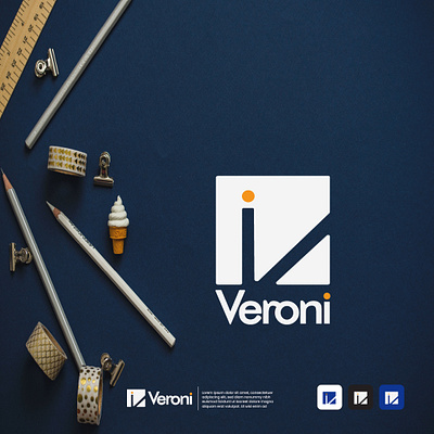 Veroni - Brand identity branding design illustration logo logo presentation