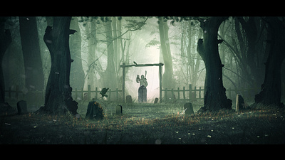 Mysterious Forest graphic design