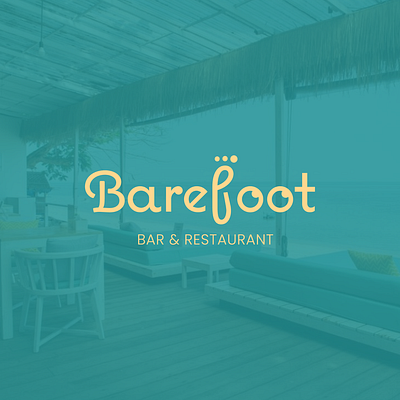 Barefoot - Logo Design adobe adobe illustrator bar barefoot brand design branding corporate identity design foot graphic graphic design illustration logo logo design logo mark logo project logo vector logos restaurant tropical