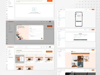 #MyWork - Landing Page Builder builder landing page landing page builder page builder ui user experience user interface ux web builder web design website