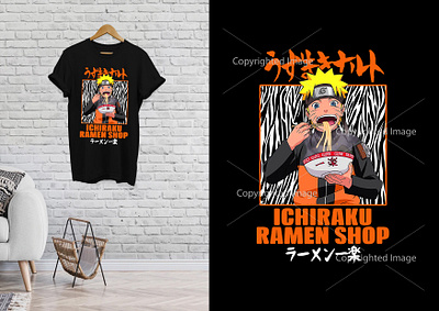 Naruto Shippuden Ichiraku Ramen Shop T-shirt design ichiraku ichiraku ramen shop naruto ramen shippuden