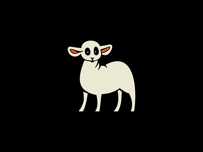 Lamb Logo animal branding cartoon character church cub design farm identity illustration lamb logo mark mascot original religion sacrifice sheep symbol vector