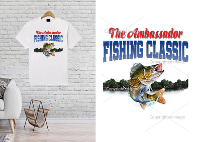 Fishing T-shirt Designs ( THE AMBASSADOR FISHING CLASSIC ) black bass fishing blask bass fish fishing fishing t shirt designs