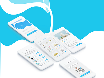 Milk Delivery App app design appui deliveryappui design logo milkapp milkappui milkdeliveryapp product design ui ui design uiux