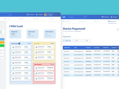 afs - CRM Case Study Real Work branding crm design mobile software ui web app