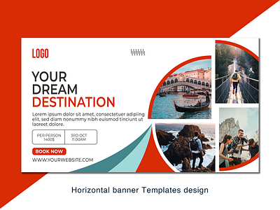 Horizontal banner template design ad banner ad layout adobe illustrator banner banner design horizontal banner magazine banner magazine cover newsletter newspaper ad newspaper banner print ad print banner travel banner web ads web banner website banner