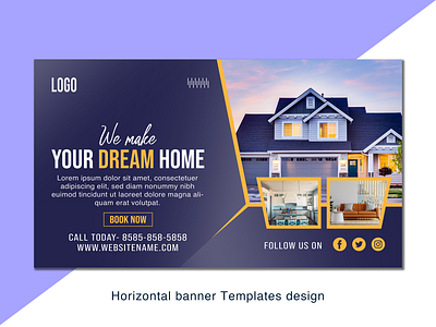 Horizontal ads banner template adobe illustrator ads design banner design home ads home banner home sale banner magazine ad newspaper ad print design social media template template design web banner web template website banner